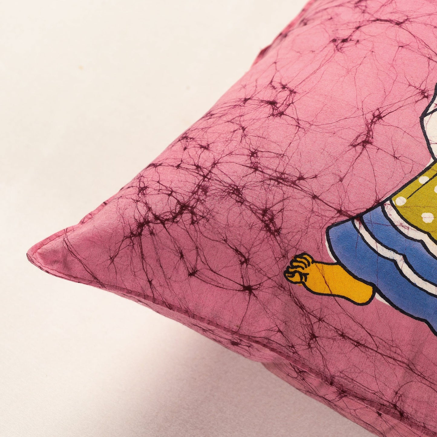  Hand Batik Printed Cotton Cushion Cover 