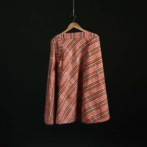 Hand block batik print cotton wrap around skirt 34