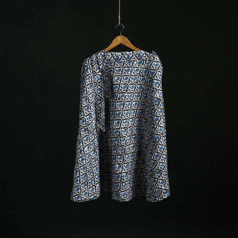 Hand block batik print cotton wrap around skirt 39