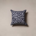 Hand block batik print cushion cover 17 - handcrafted