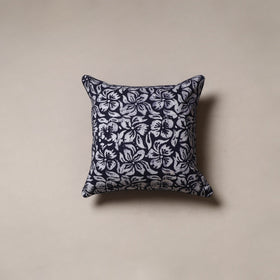 Hand block batik print cushion cover 17 - handcrafted