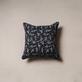 Hand block batik print cushion cover 18 - handcrafted