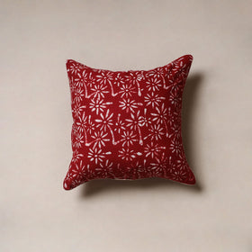 Hand block batik print cushion cover 19 - handcrafted