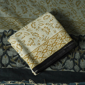 Hand block print bagru cotton 3pc unstitched dress material