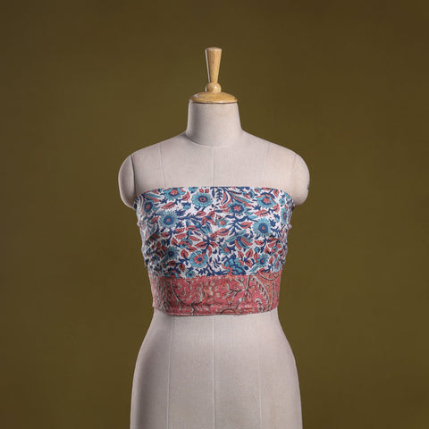 Hand block print cotton sanganeri blouse piece 81