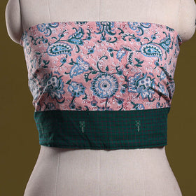 Hand block print cotton sanganeri blouse piece 83