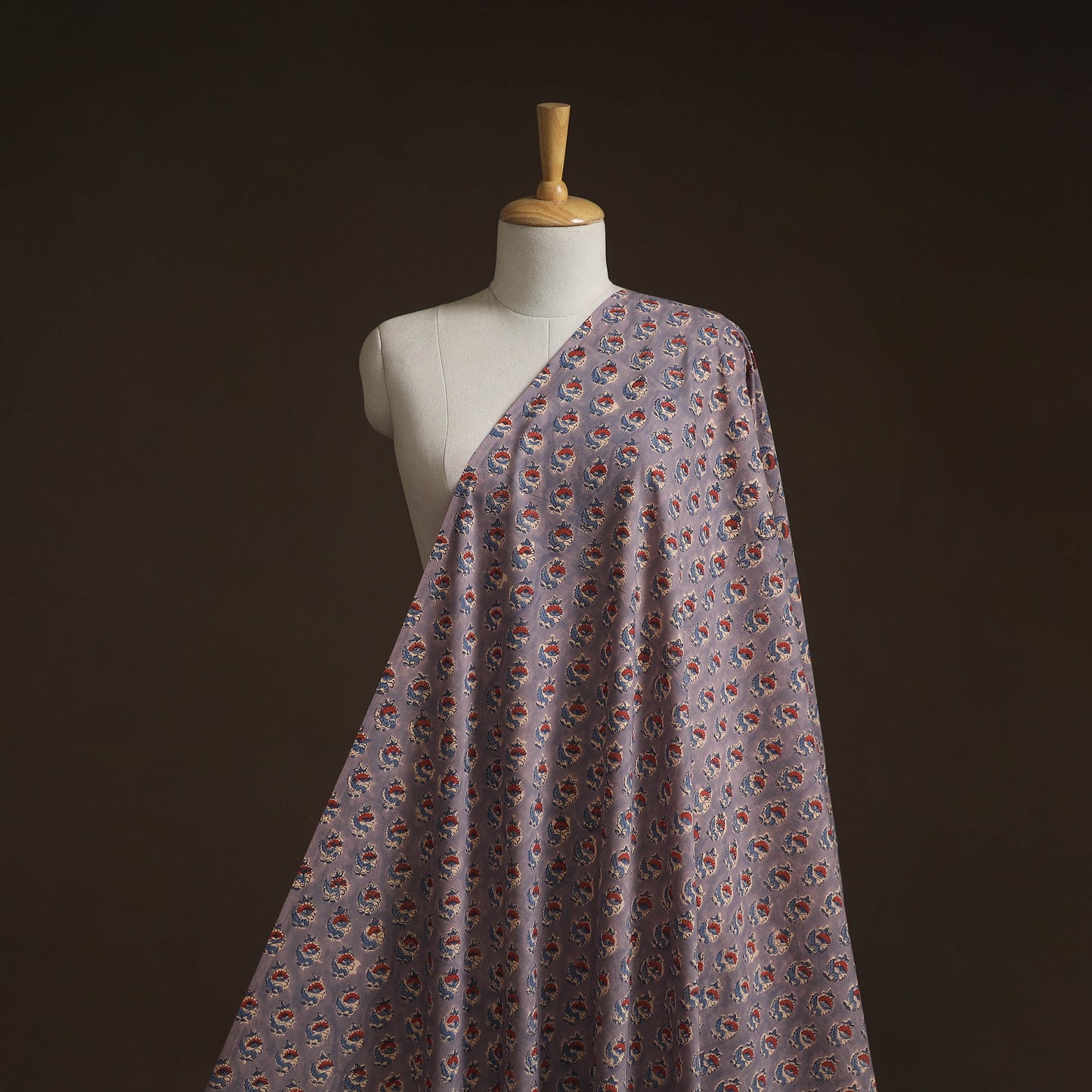 Hand block print cotton sanganeri fabric 05 - handcrafted