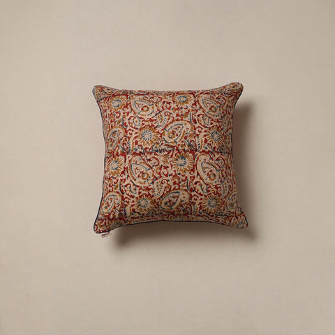 Hand kalamkari cushion cover 51 - handcrafted