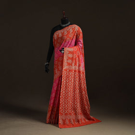 Hand block print pure mul cotton jaipur saree 02