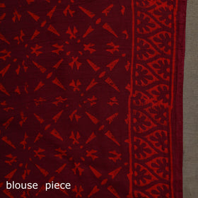 Hand block print pure mul cotton jaipur saree 04
