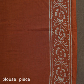 Hand block print pure mul cotton jaipur saree 08
