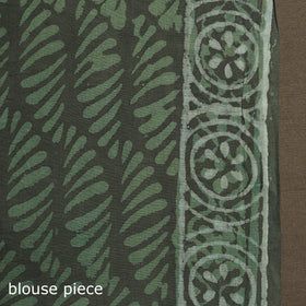 Hand block pure mul cotton batik print saree 20