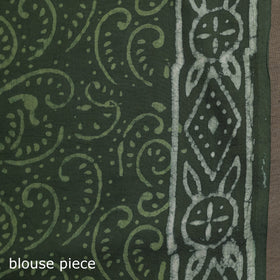 Hand block pure mul cotton batik print saree 21