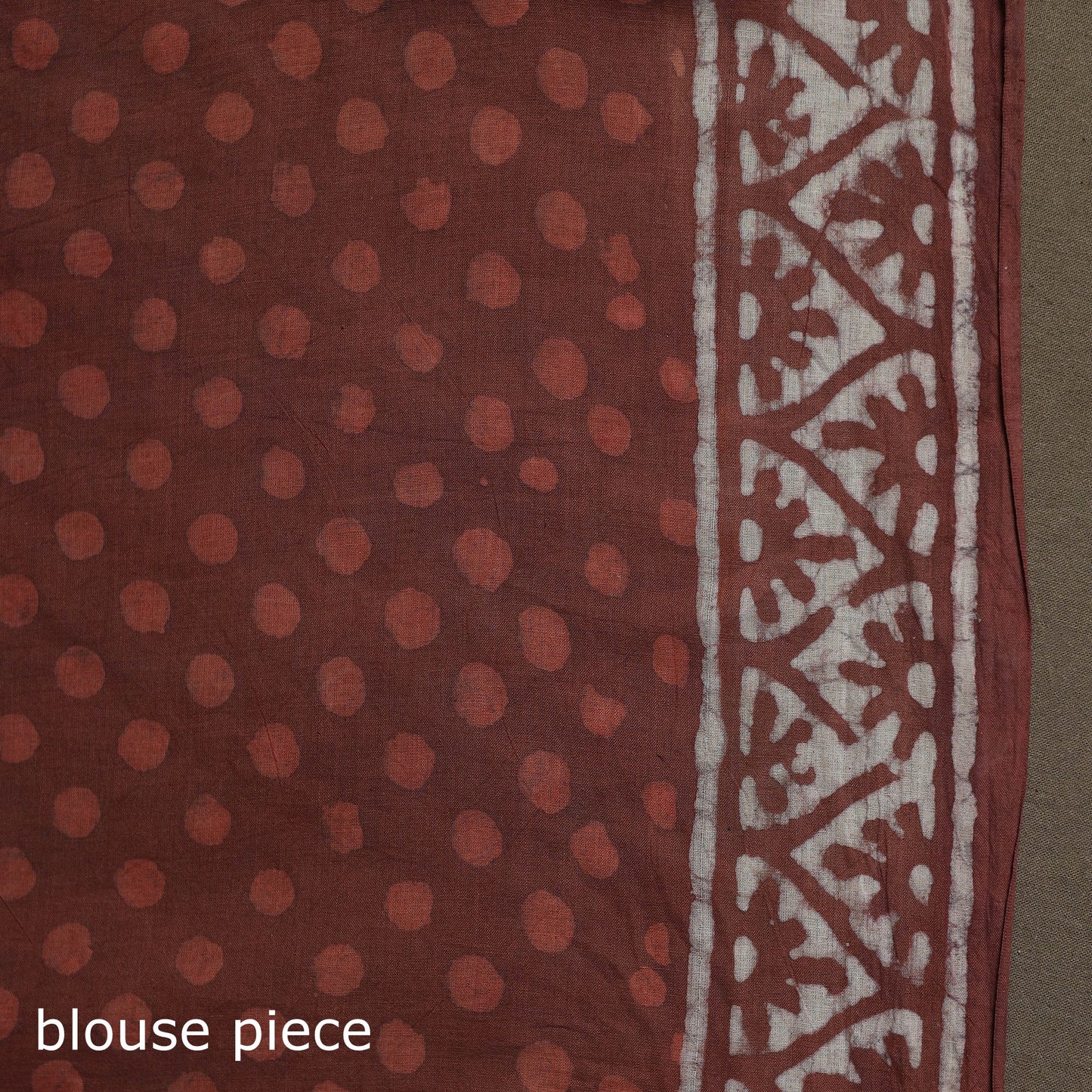 Hand block pure mul cotton batik print saree 22