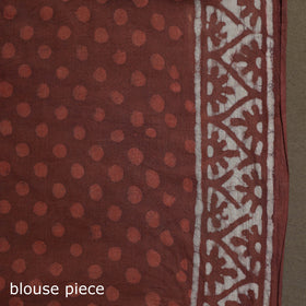 Hand block pure mul cotton batik print saree 22
