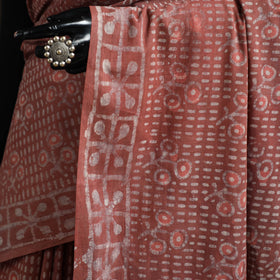 Hand block pure mul cotton batik print saree 23