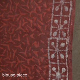 Hand block pure mul cotton batik print saree 23