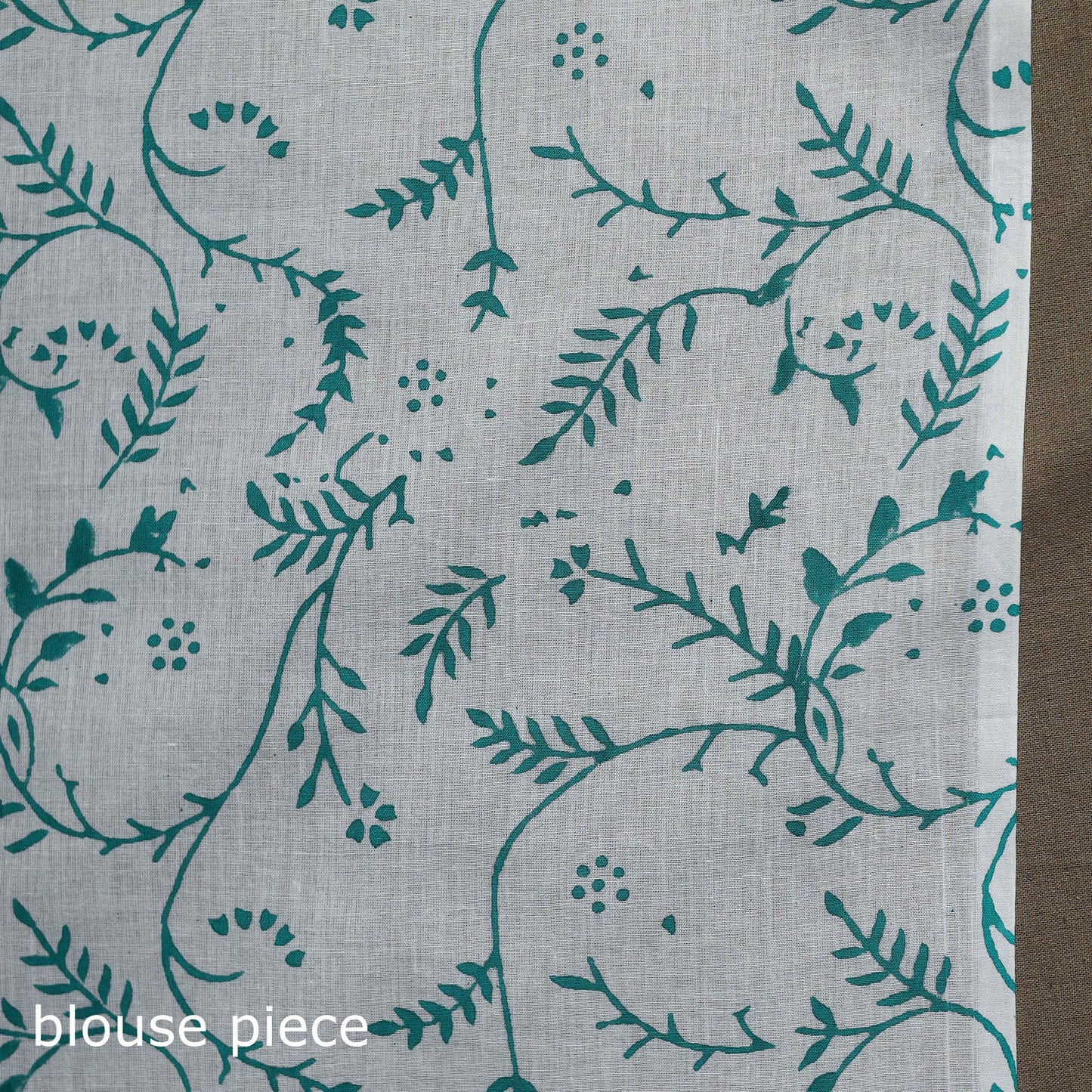 Hand block pure mul cotton sanganeri floral print saree 30