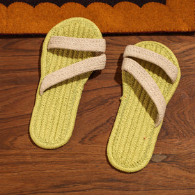  Hand Braided Cotton Stitched Home Slipper 22 Online - iTokri.com 