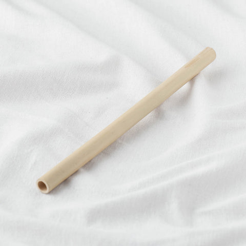  Handcarved Natural Bamboo Reusable Straw (8 in) 