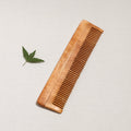 Handcarved Natural Neem Wood Comb (Small) 