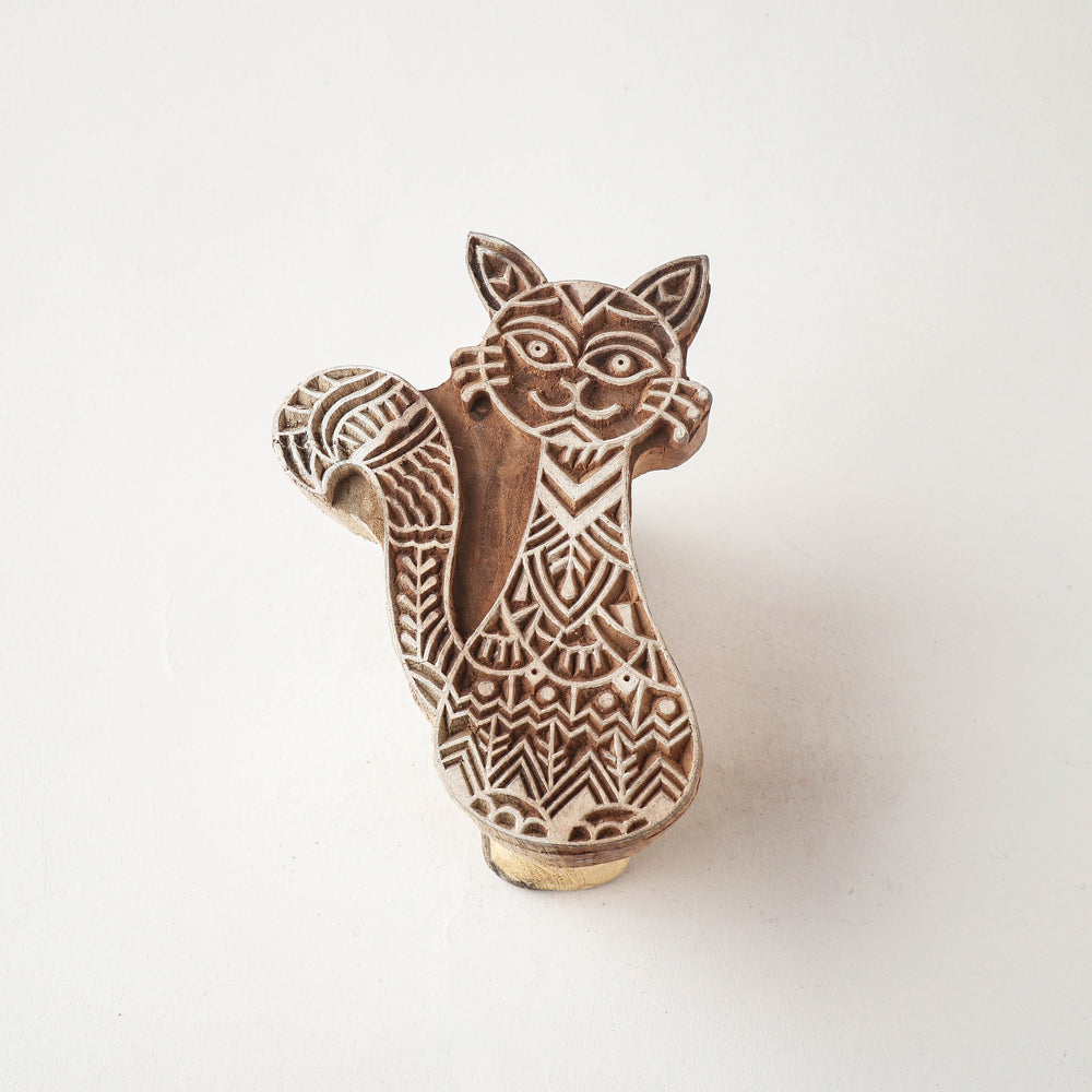  Hand-carved Rohida Wood Block (Big) 