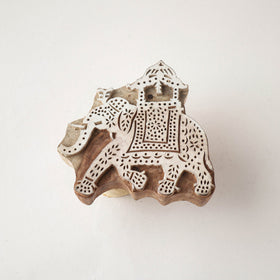  Hand-carved Rohida Wood Block (Big) 