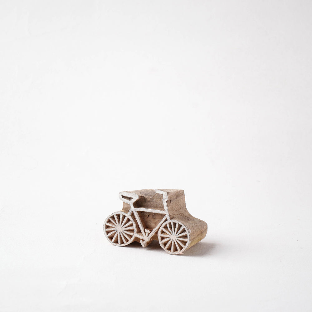  Hand-carved Rohida Wood Block (Big) 