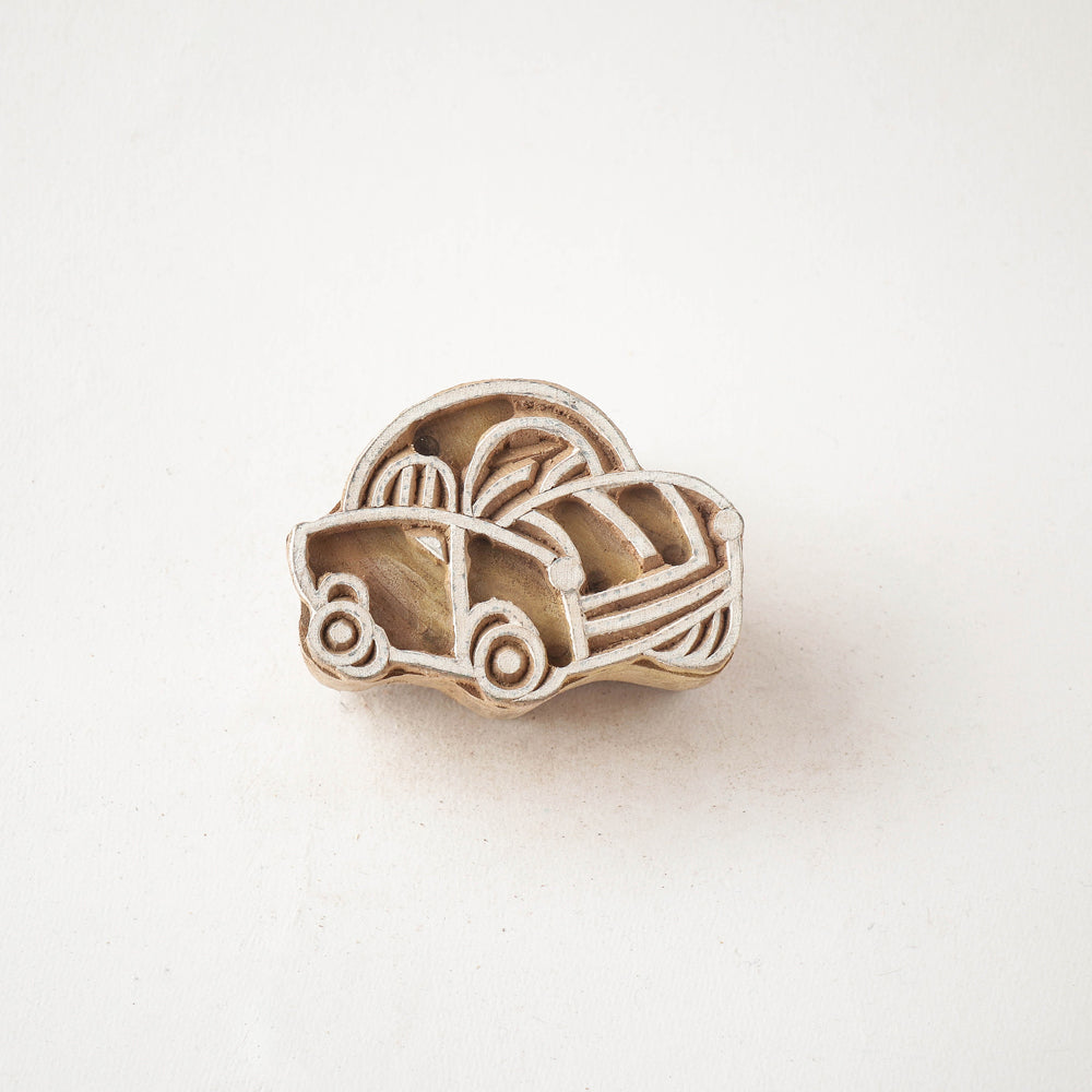  Hand-carved Rohida Wood Block (Big) 