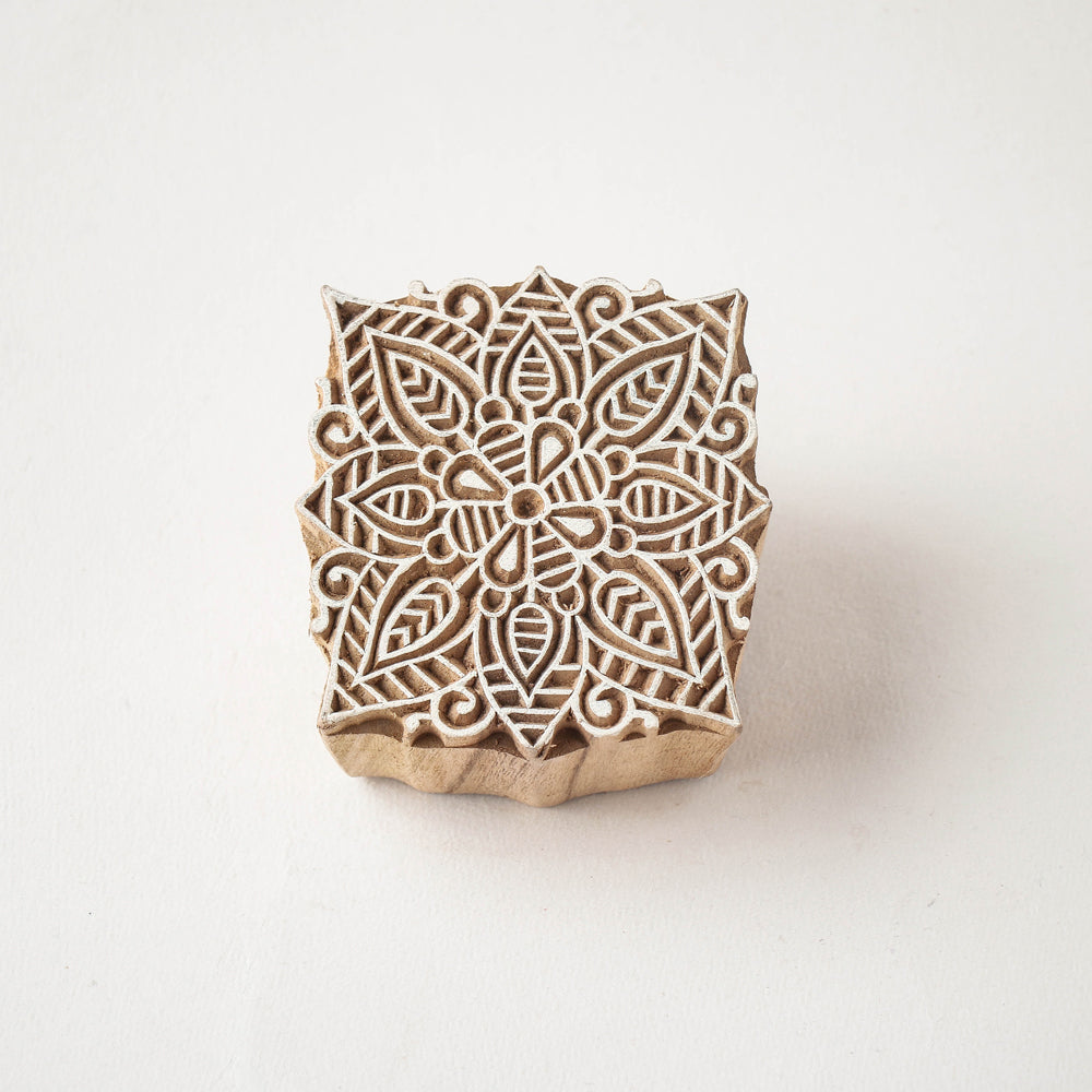  Hand-carved Rohida Wood Block (Big) 