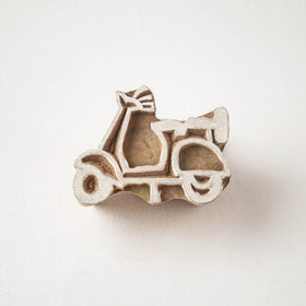  Hand-carved Rohida Wood Block (Big) 