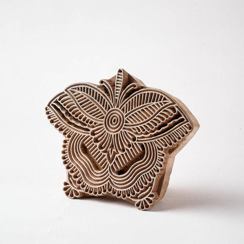  Hand-carved Sheesham Wood Block 