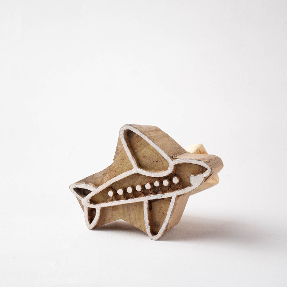  Hand-carved Sheesham Wood Block 
