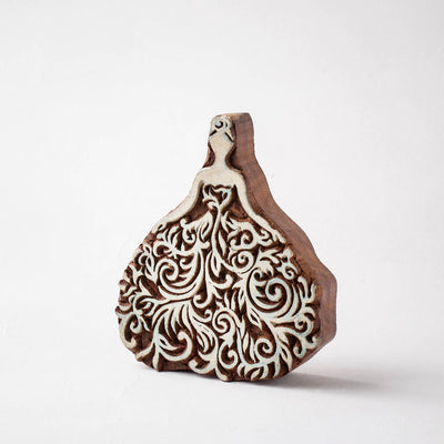  Hand-carved Sheesham Wood Block 