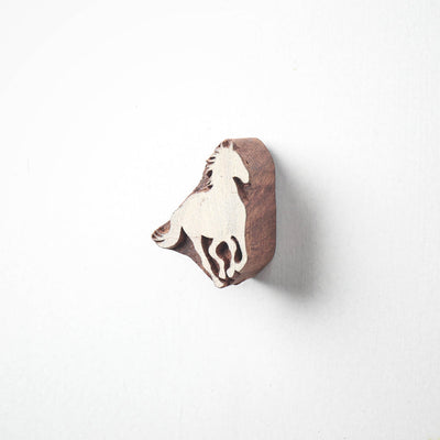  Hand-carved Sheesham Wood Block 