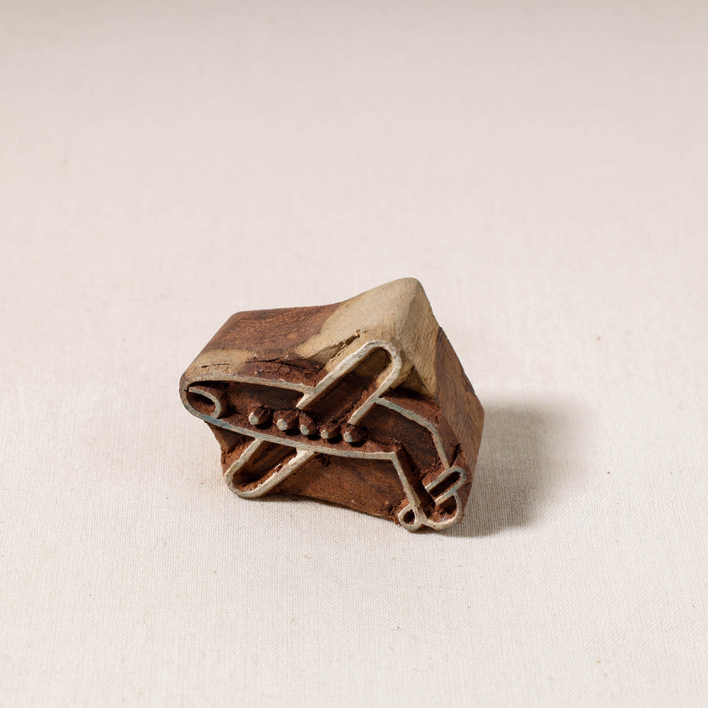  Hand-carved Sheesham Wood Block 