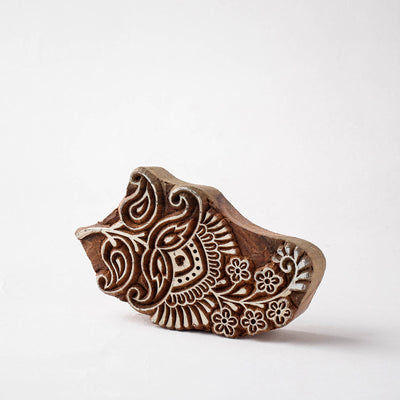  Hand-carved Sheesham Wood Block 