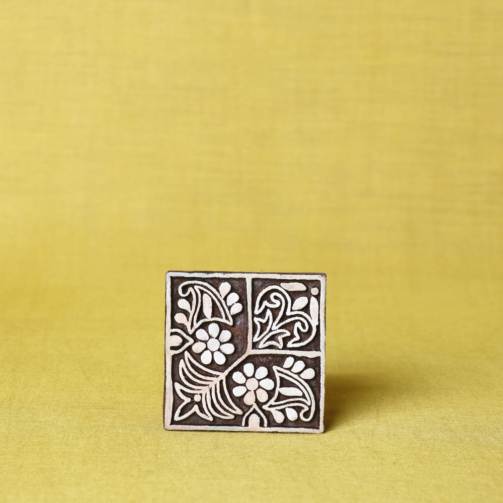  Hand-carved Sheesham Wood Block 