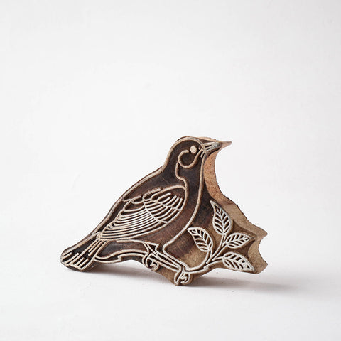  Hand-carved Sheesham Wood Block 