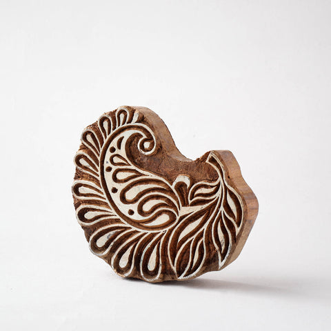  Hand-carved Sheesham Wood Block 