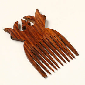  Hand Carved Sheesham Wood Comb (Small) Online at iTokri.com 