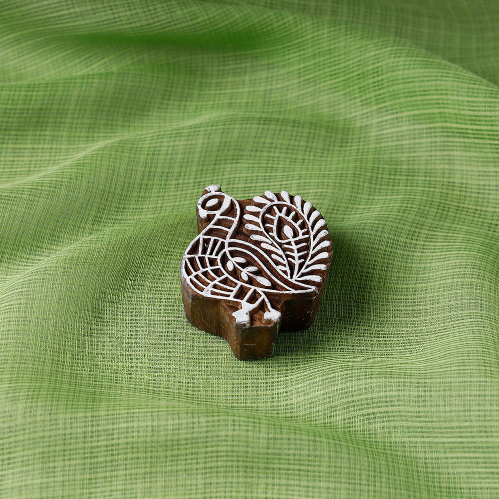  Hand Carved Sheesham Wood Block Fridge Magnet at iTokri.com 