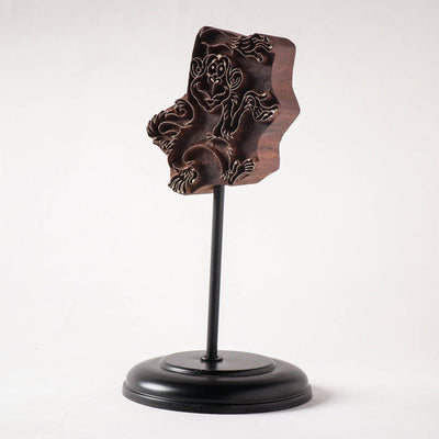  Hand-carved Sheesham Wood Block 