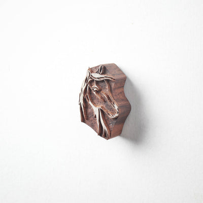  Hand-carved Sheesham Wood Block 
