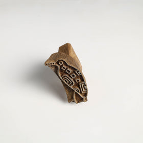  Hand-carved Teak Wood Block by Gangadhar (Medium)