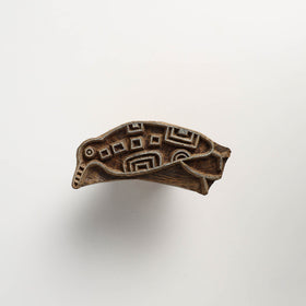  Hand-carved Teak Wood Block by Gangadhar (Medium)