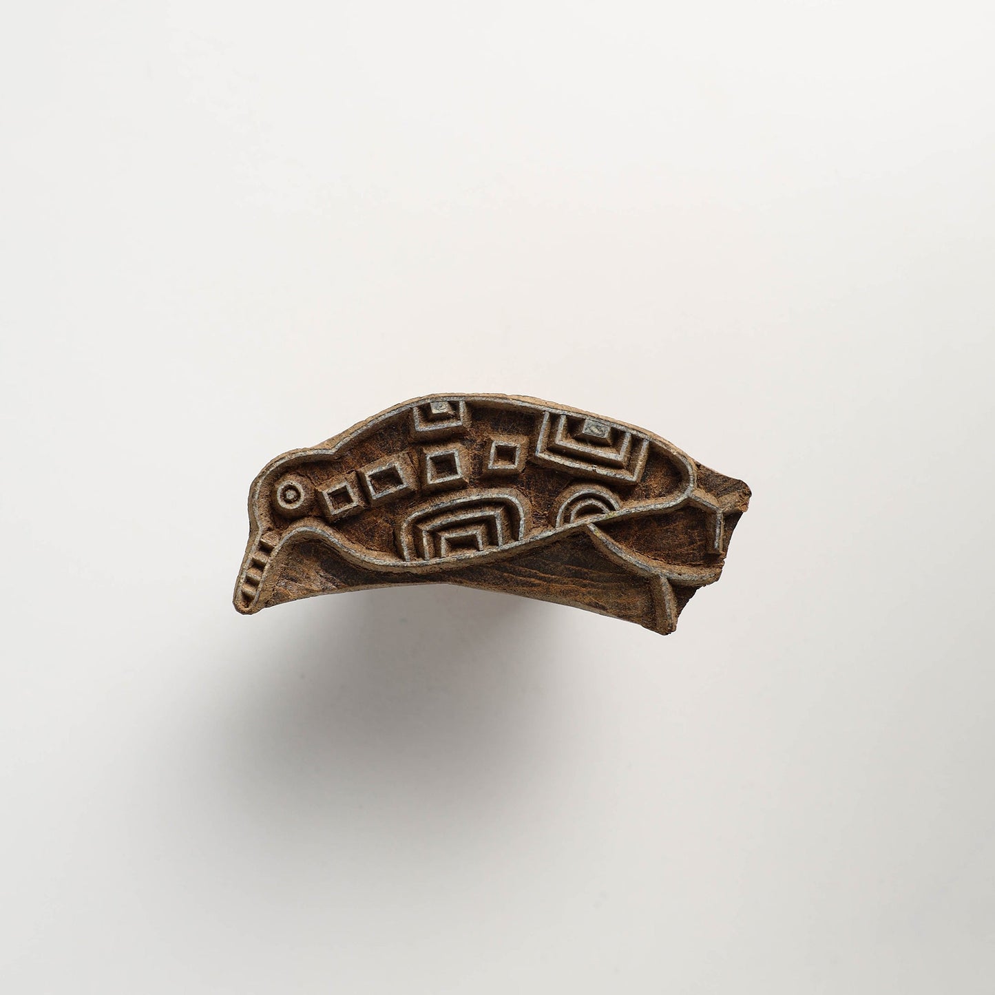  Hand-carved Teak Wood Block by Gangadhar (Medium)