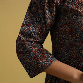 Hand cotton flared dress 13 - handcrafted