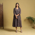 Hand cotton flared dress 13 - handcrafted