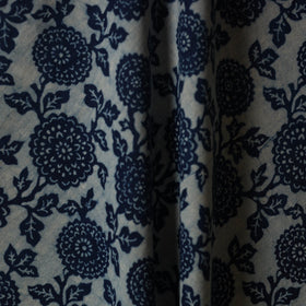 Hand cotton indigo bagru fabric 08 - handcrafted